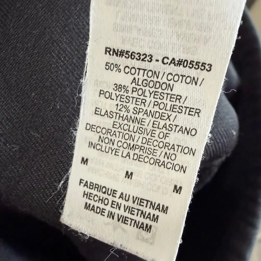 NIKE High Rise Pull-On Jogger Pants Elastic Waist Slim Fit Black Womens Size M